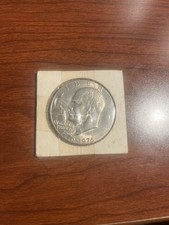 1976-D - MONETA DA 1 DOLLARO BICENTENARIO EISENHOWER IKE - VARIETÀ 1 RARA