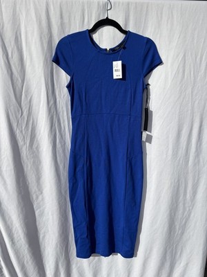 Pair of Felicity & Coco Royal Blue Sleeveless Sheath Maxi Dresses Size Small NWT