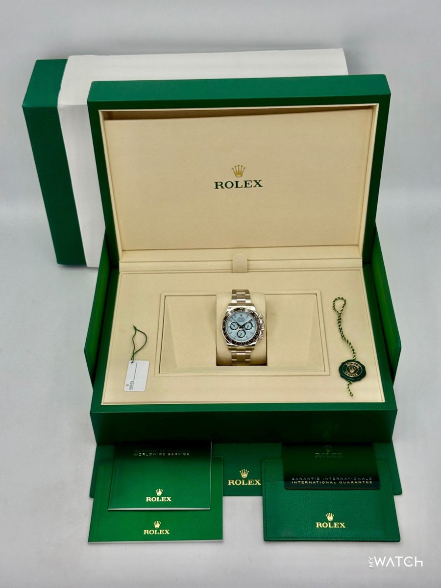 NEW 2026 Rolex Daytona 40mm 126506 Platinum Ice Blue Dial | eBay