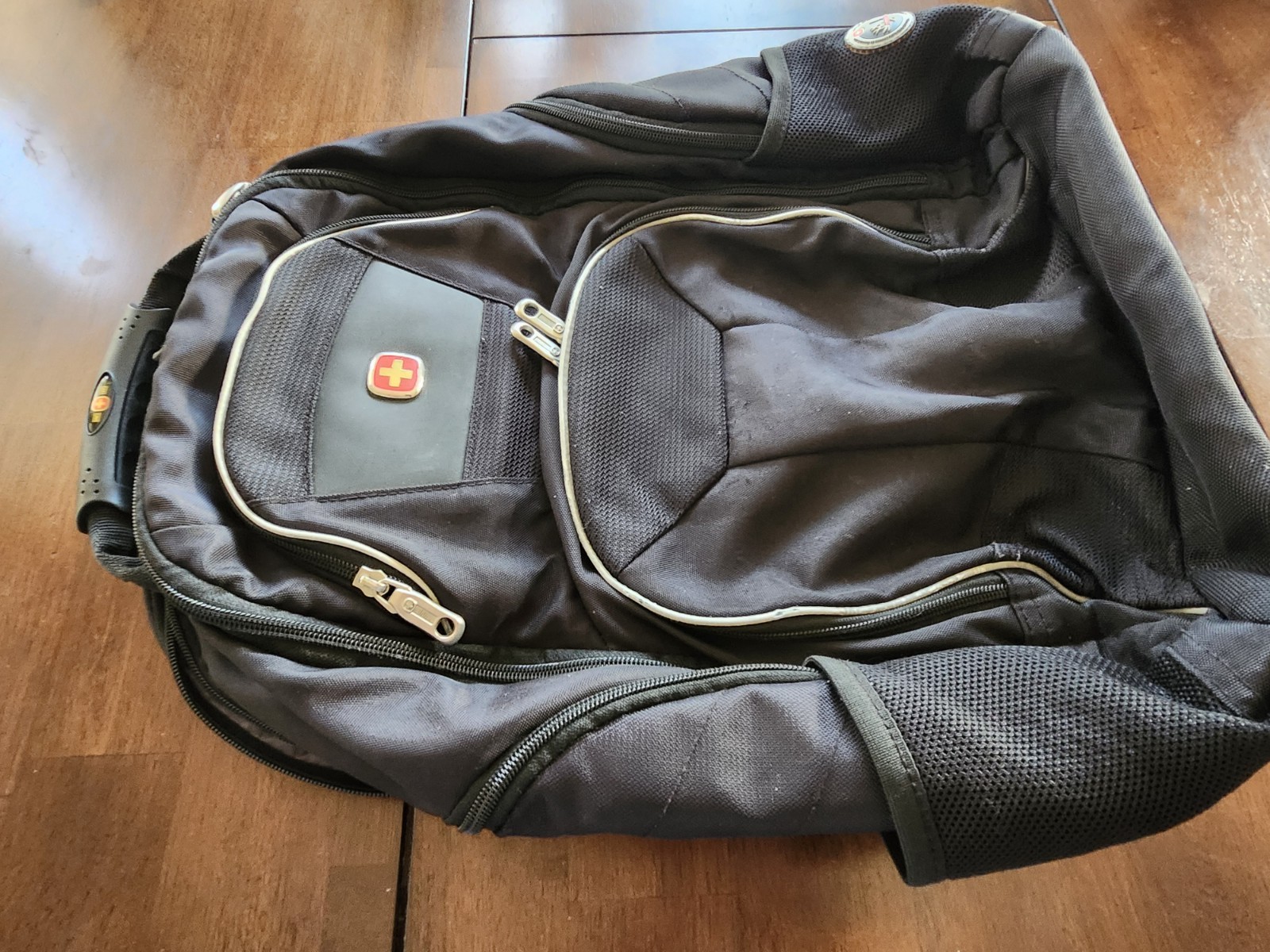 Swiss Gear Airflow Scan Smart TSA Travel Laptop Backpack, Black