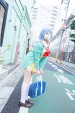 Uniforme Cosplay Rem Re:Zero Talla M Cárdigan Marinero Conjunto Escolar Japón
