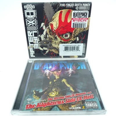 2x Five Finger Death Punch Afterlife / The Wrong Side of Heaven Rock Metal CD