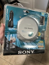 New Sony CD Walkman Portable Compact Disc Player ESP MAX Car Ready D-E356CK NIP