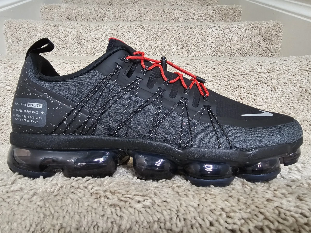Nike Air Vapormax Run Utility Mens Shoes Size 13 Black/Reflect Silver AQ8810 003 Air VaporMax Run Utility  main image 2