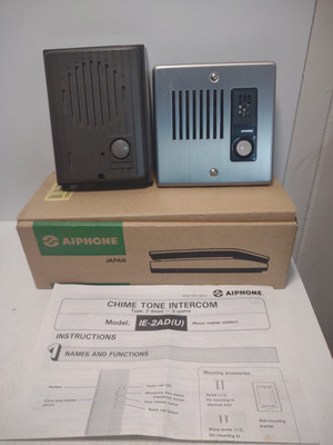 AIPHONE Chime Tone Intercom Series IE-2AD(U) Component Lot Of 3