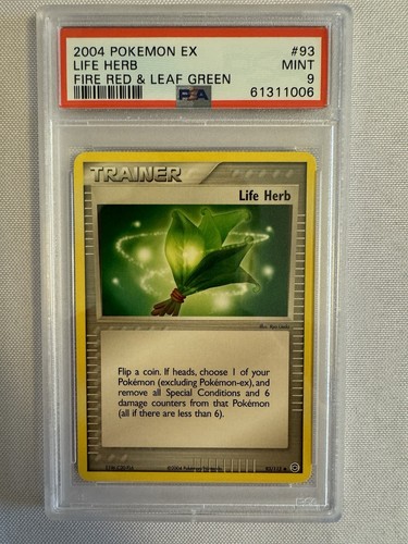 Life Herb graded PSA 9 for sale on eBay