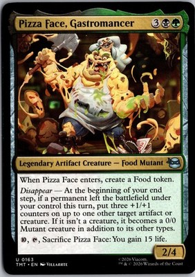 Pizza Face, Gastromancer 0163 Teenage Mutant Ninja Turtles Magic: The Gathering