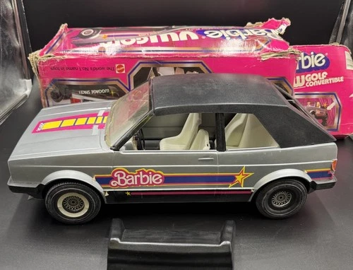 Barbie Vintage Vw Golf Convertible Car