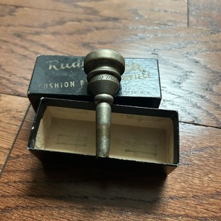 Rudy Muck cornet Mouthpiece 17C Cushion Wide Rim Deep Cup Small Shank