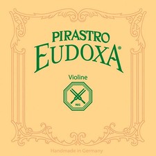 Eudoxa-Stiff Violin D String - Aluminum/Gut 16 1/2 Gauge with Gut Knot