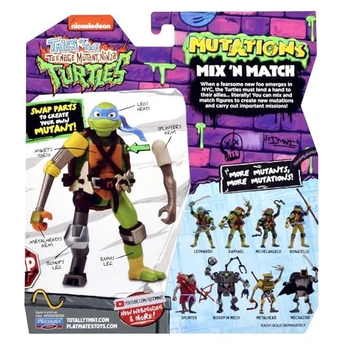 Figura de acción básica Tales of: Mutations Mix & Match 4,5" Leonardo Asst by Pl... - Imagen 9 de 9