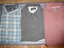 Lot of 3 Men's Nat Nast sz XL Silk Blend SS Bowling Shirts LUXURY ORIGINALS
