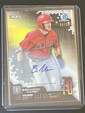 2019 Bowman - Bowman Scouts' Top 100 Brandon Marsh #BTP-78 Autographs /50...