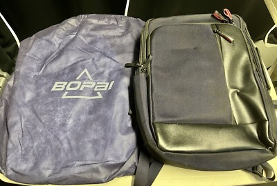 Bopai Black Laptop Travel Bag Backpack Knapsack New w/o Tags 18''x13''x4''