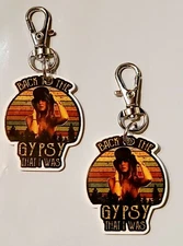 Gypsy Zipper Purse Luggage Pull 2pc ONE OF A KIND!