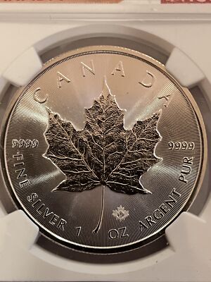 2021 $5 Canada Maple Leaf .9999 Fine Silver NGC MS69 | eBay