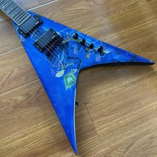 Dean Dave Mustaine VMNT "Rust In Peace"Blue Electric Guitar 22Fret Mahogany Body