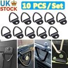 10PCS V Hook Tie Down Point Load Securing Lashing Ring Heavy Duty Anchor Tool UK