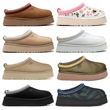 UGG Women's Tazz platform Slipper Sand/Mustard Seed/Chestnut/Pop Scketch 1122553