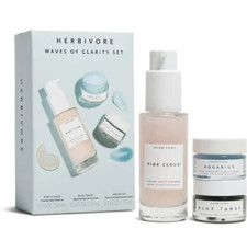 HERBIVORE Waves of Clarity Pore Purifying Set Pink Cloud, Blue Tansy, Aquarius