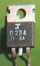 2pcs TOSHIBA 2SD234 TO-220 TRANSISTOR  BJT  NPN  50V VBRCEO RH