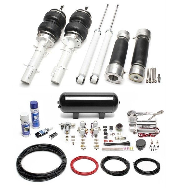 TA Technix Air-Ride Luftfahrwerk Inkl. Kompressor-Kit - A3 8L Golf 4-image