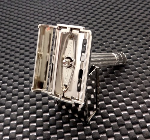 Vintage 1958 Gillette TV Super Speed DE Rasierhobel D2 Atemberaubend & Sauber! - Bild 5 von 5