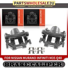 Rear Left Right Brake Calipers Wbracket For Infiniti M35 G25 Q50 Nissan Quest Rear Left Right Brake Calipers Wbracket For Infiniti M35 G25 Q50 Nissan Quest