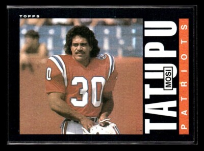 1985 Topps #333 Mosi Tatupu - NM/MT+ Set Break!