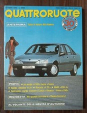 QUATTRORUOTE N. 372 1986 HONDA SHUTTLE 4X4 / RENAULT 4 TL