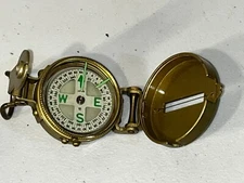 Antique Vintage TC Belt  Engineer Directional Compass 12BX Japan, Works~Military