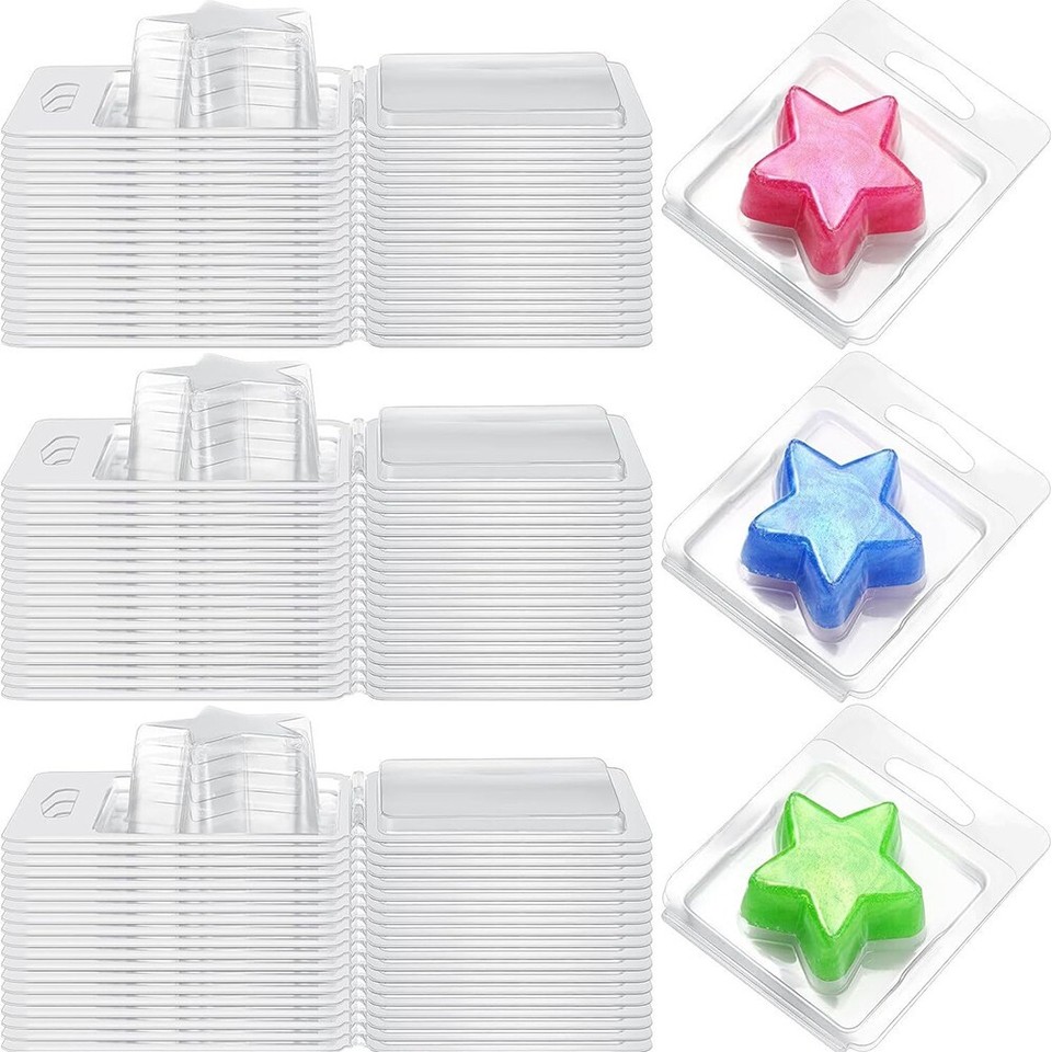 Enjoy Hassle For DIY Candle Making with our Wax Melts Clamshell Molds