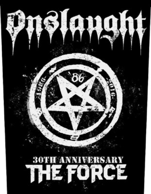 ONSLAUGHT - Rückenaufnäher Backpatch The Force