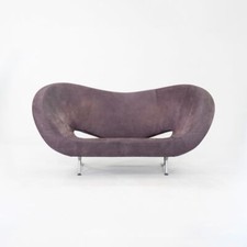 Sofá Ron Arad 2004 para Moroso Victoria and Albert en cuero morado 6x disponible