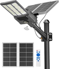 12000W Solar Street Light Outdoor 900000LM Wide Angle Commercial 6500K IP67 2073