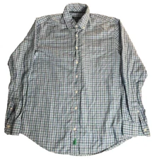 Johnnie-O Shirt Mens Medium Multicolor Collared Long Sleeve Front Button-Down