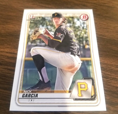 NICK GARCIA 2020 BOWMAN DRAFT CARD BD-90 PIRATES/ROCKIES (FIRST PROSPECT BASE)