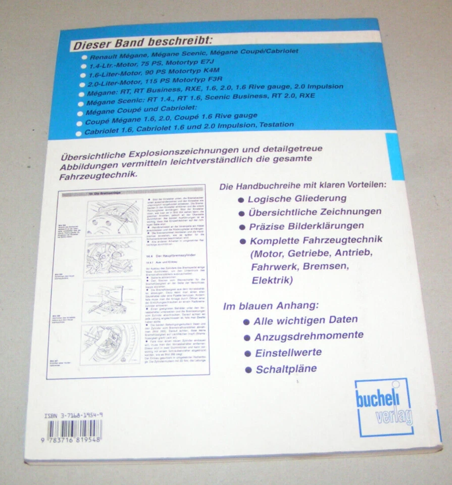 Reparaturanleitung Renault Megane / Megane Scenic, Coupe, Cabrio | 1995 - 1998 - Bild 2 von 3