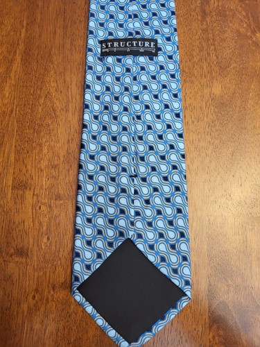 Structure ~ Diagonal Infinity Necktie ~ Excellent Condition - Picture 4 of 6