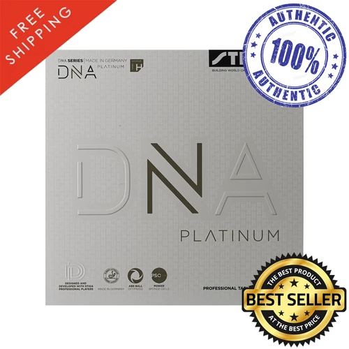 Stiga DNA Platinum H Table Tennis & Ping Pong Rubber, Choose Color & Thickness