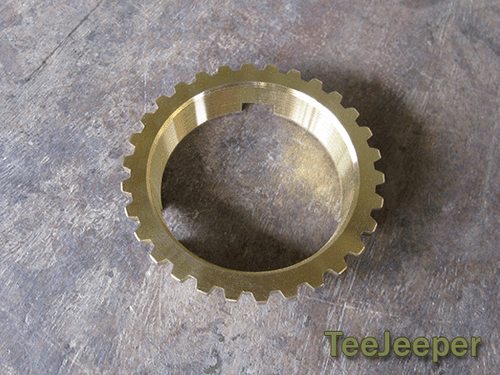 new Transmission Synchro 2nd 3rd Gear Ring Block T-90 640397 Jeep CJ2A CJ3A CJ3B - Picture 2 of 2