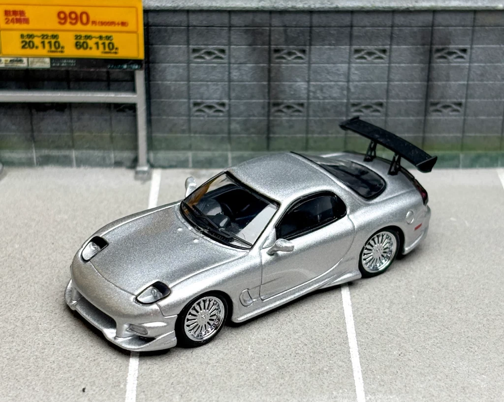 【数量限定品】MORTAL 1/64 RX‐7 FD3S VeilSide Mortal 1:64 Silver RX-7 FD Veilside Racing Sports Model