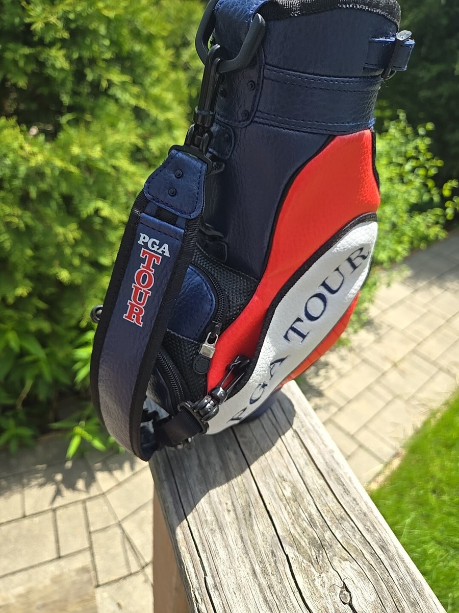 PGA Tour Mini Golf Bag Limited Edition Collectible Red White PGA Tour Mini Golf Bag Limited Edition Collectible Red White