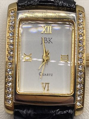 JBK Jacqueline Kennedy Ladies 21mm Watch Gold Tone White  display picture 1