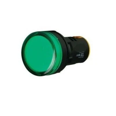 TEW 22mm LED Indicator 24ACDC Green - TEW22-24G