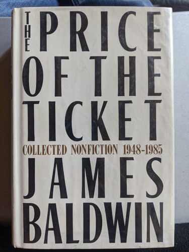 James Baldwin - Prix du billet, collection de non-fiction (1ère édition, 1ère impression) HC