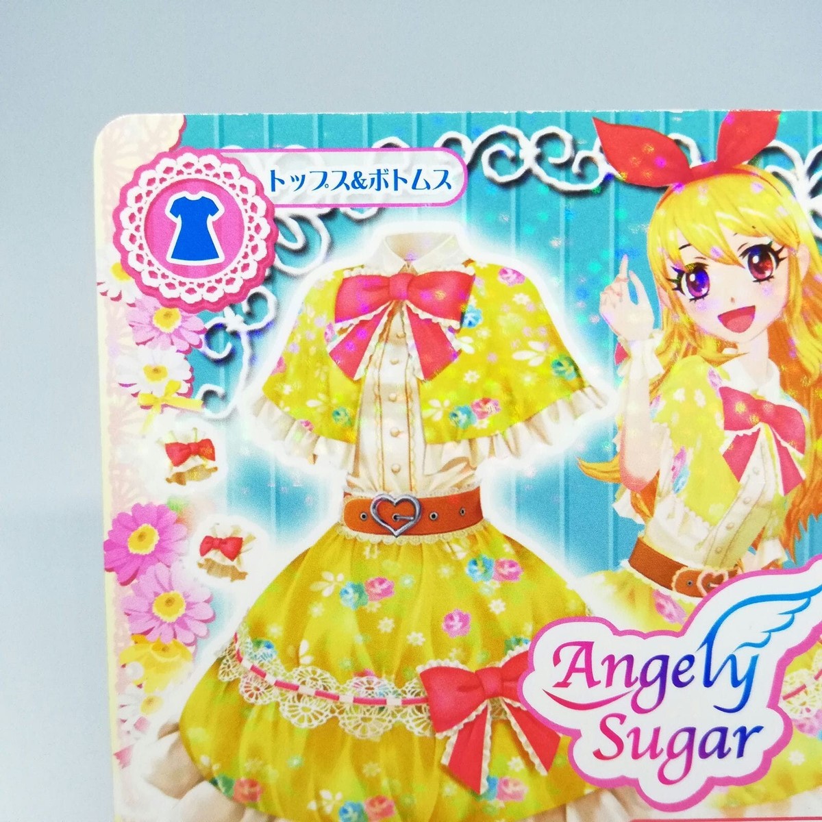 PG-030 Floral yellow one piece Ichigo Hoshimiya Aikatsu! Card