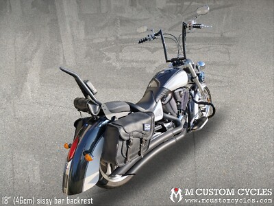 ACE Sissy Bar Passenger Backrest for Victory Kingpin Motorcycles