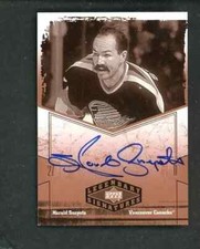 HAROLD SNEPSTS 2004-05 UD LEGENDARY SIGNATURES HOCKEY CARD AUTO & onus cards