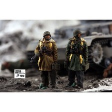 Homemade 1/72 German Winter 2 Soldiers Kharkov 1943 Finished Painted Model